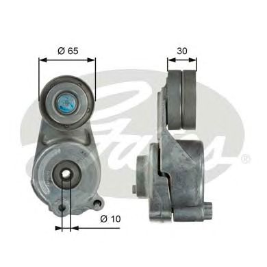 Натяжной ролик поликлинового ремня GATES T39062