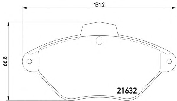 Гальмівні колодки TEXTAR 2163201