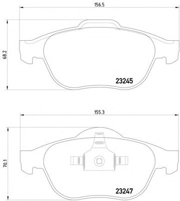 Тормозные колодки TEXTAR 2324502