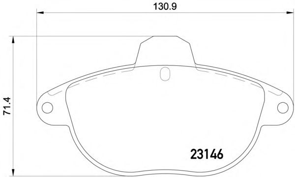 Тормозные колодки TEXTAR 2314601