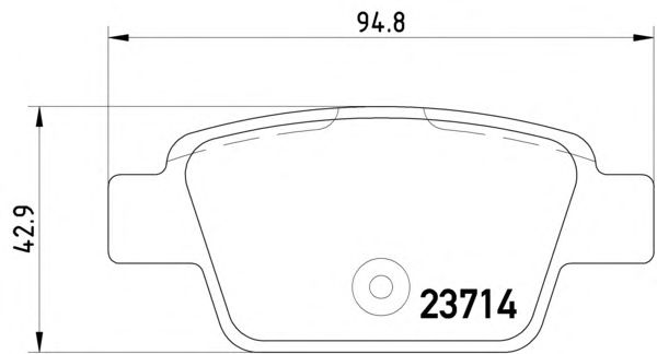 Тормозные колодки TEXTAR 2371481