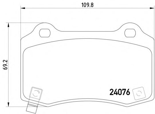 Тормозные колодки TEXTAR 2407601