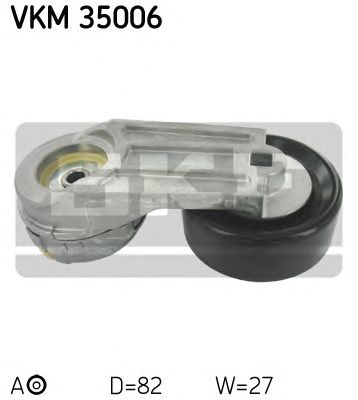Натяжной ролик поликлинового ремня SKF VKM 35006