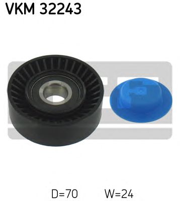 Направляющий / паразитный ролик поликлинового ремня SKF VKM 32243