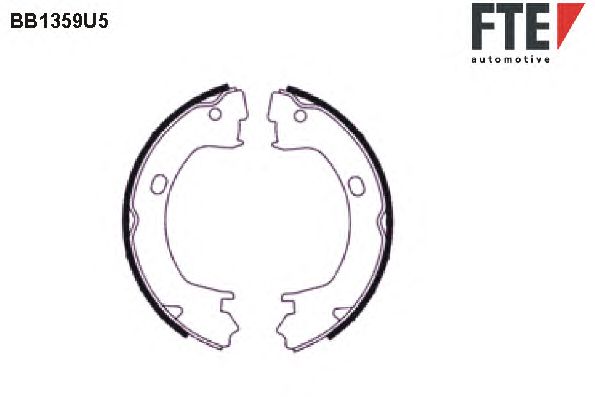 Тормозные колодки ручника FTE BB1359U5