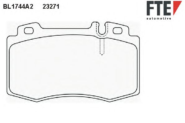 Тормозные колодки FTE BL1744A2