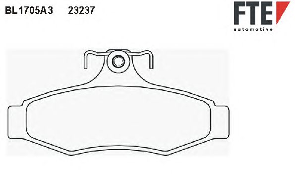 Тормозные колодки FTE BL1705A3