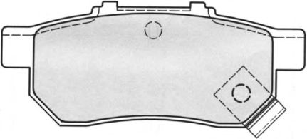 Тормозные колодки FERODO FDB778