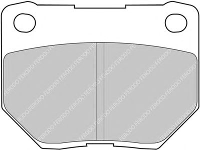 Тормозные колодки FERODO FDS1372