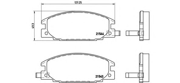 Тормозные колодки BREMBO P 59 015