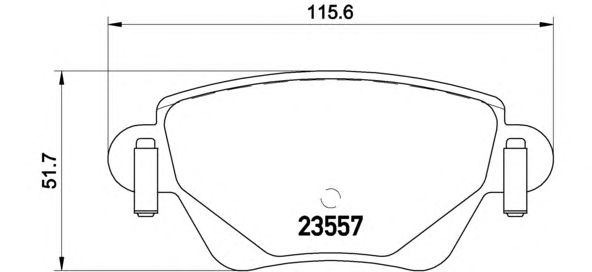 Тормозные колодки BREMBO P 68 028