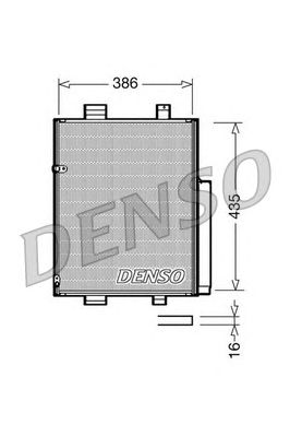 Радіатор кондиціонера DENSO DCN35001