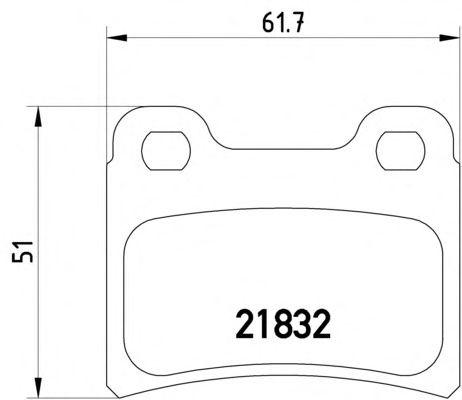 Тормозные колодки MINTEX MDB1554