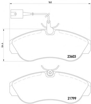 Тормозные колодки MINTEX MDB2158