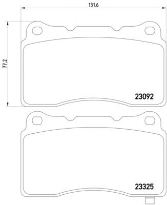 Тормозные колодки MINTEX MDB2592