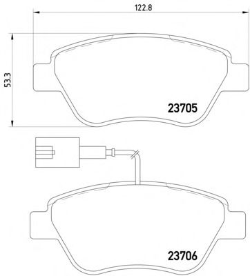 Тормозные колодки MINTEX MDB3193