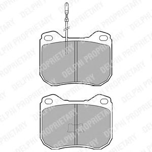 Тормозные колодки DELPHI LP108