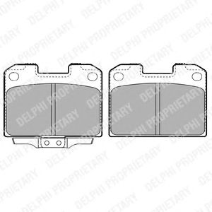 Тормозные колодки DELPHI LP1427