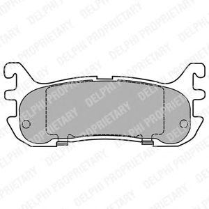 Тормозные колодки DELPHI LP1452