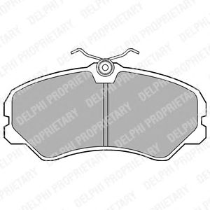 Тормозные колодки DELPHI LP567