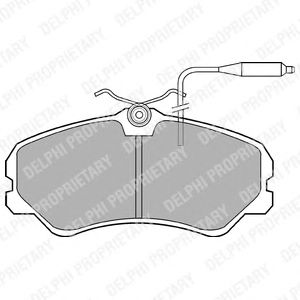 Тормозные колодки DELPHI LP594