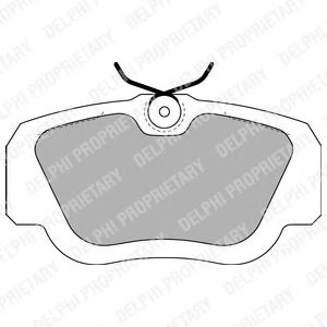 Тормозные колодки DELPHI LP597