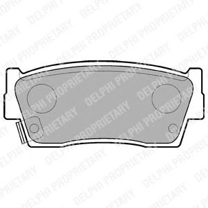 Тормозные колодки DELPHI LP684