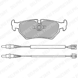 Тормозные колодки DELPHI LP910