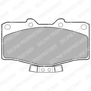 Тормозные колодки DELPHI LP951