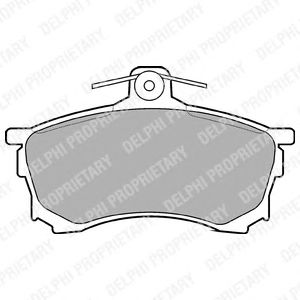 Тормозные колодки DELPHI LP992