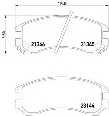 Тормозные колодки HELLA 8DB 355 005-681