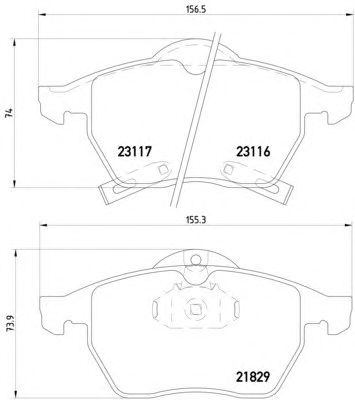 Гальмівні колодки HELLA 8DB 355 008-041