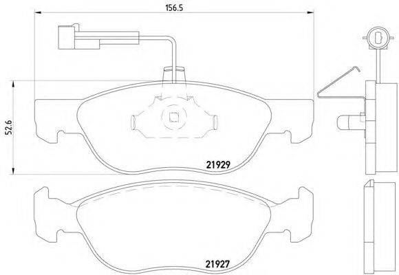 Тормозные колодки HELLA 8DB 355 008-321