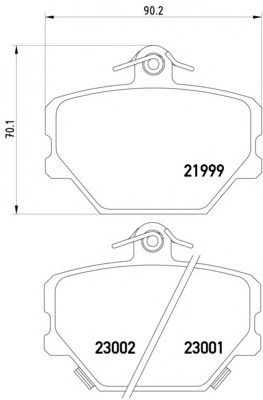 Тормозные колодки HELLA 8DB 355 008-721