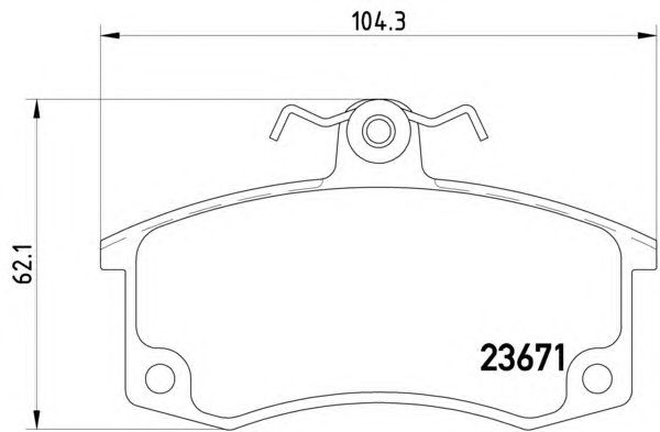 Тормозные колодки HELLA 8DB 355 010-341