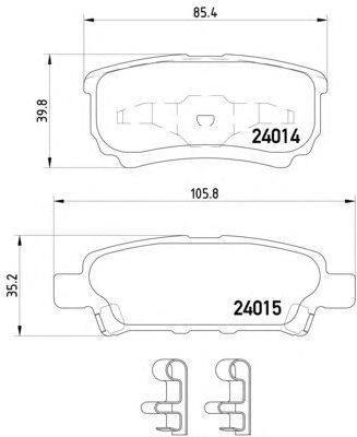 Тормозные колодки HELLA 8DB 355 010-811