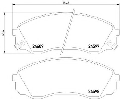 Тормозные колодки HELLA 8DB 355 013-541