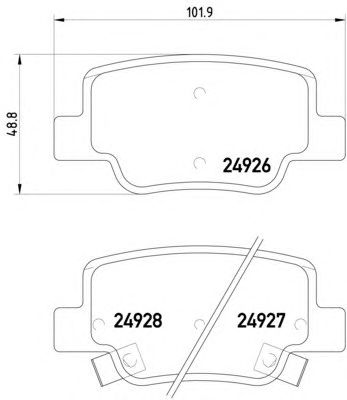 Тормозные колодки HELLA 8DB 355 014-891