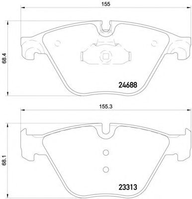 Тормозные колодки HELLA 8DB 355 015-261