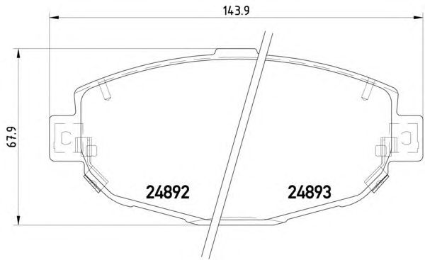 Тормозные колодки HELLA 8DB 355 015-341