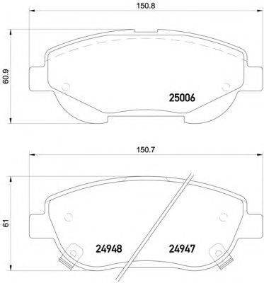 Тормозные колодки HELLA 8DB 355 015-691