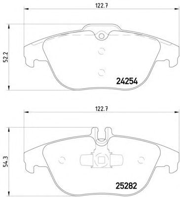 Тормозные колодки HELLA 8DB 355 016-281