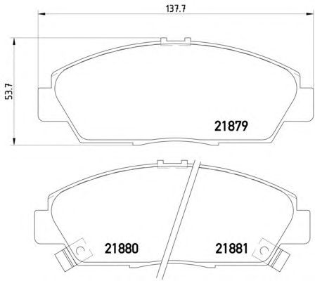 Тормозные колодки HELLA 8DB 355 016-631