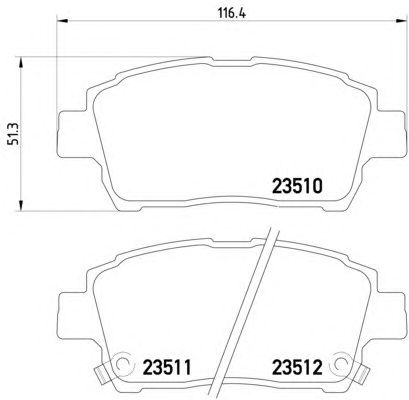 Тормозные колодки HELLA 8DB 355 017-081