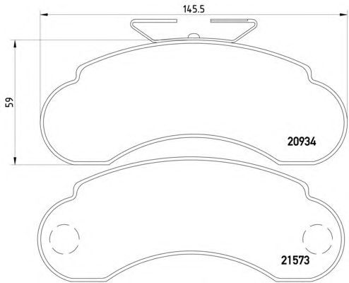 Тормозные колодки HELLA 8DB 355 019-101