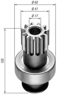 Бендикс стартера MAGNETI MARELLI 940113020160