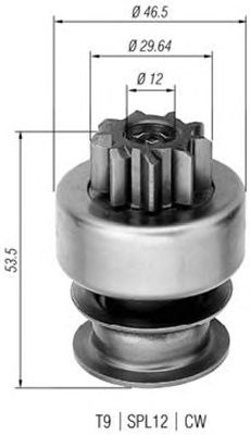 Бендикс стартера MAGNETI MARELLI 940113020289