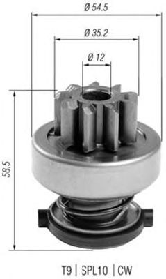 Бендикс стартера MAGNETI MARELLI 940113020400