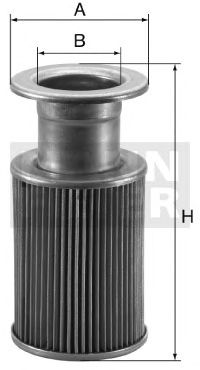 Фильтр системы привода рабочего оборудования MANN-FILTER HD 76