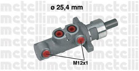 Головний гальмівний циліндр METELLI 05-0275